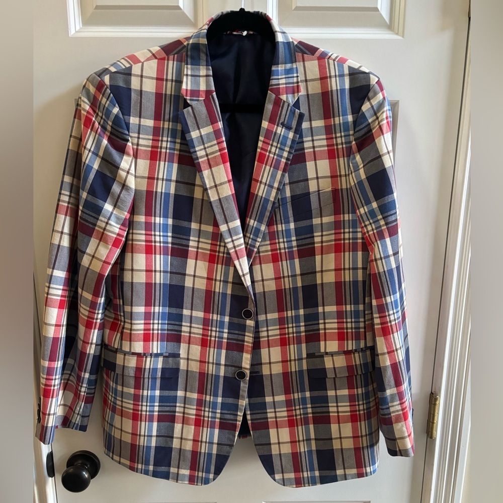 Tommy Hilfiger Plaid Sports Jacket Blazer